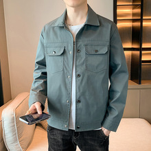 New Korean loose short-sleeved T-shirts for young men. Two pieces of cotton half-sleeved faux faux T-shirts for students, cool and oversized pic 37
