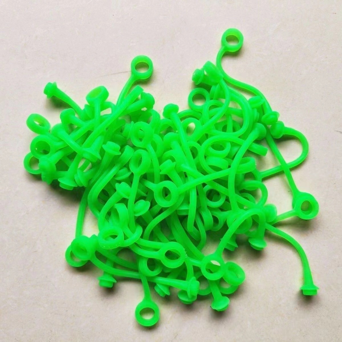 升级弹簧绳配件弹弹绳软胶青蛙龟鸭兔皮卡丘球充气玩具弹力绳详情6