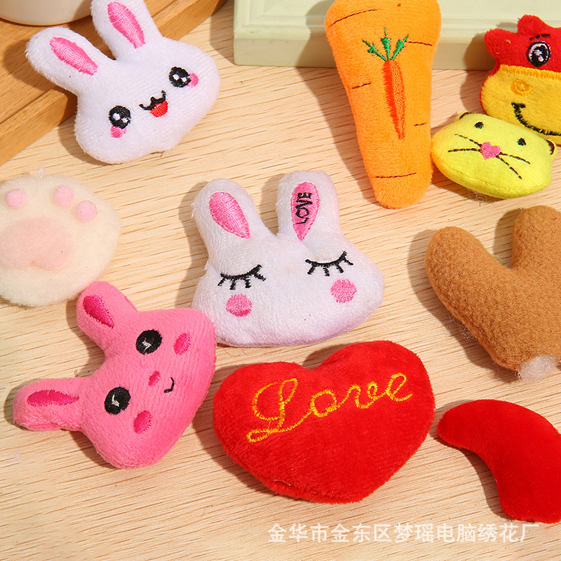 DIY fabric, plush materials, cartoon pineapples, strawberries, carrots, shoes, clothes, hats, accessories, hair accessories pic 5