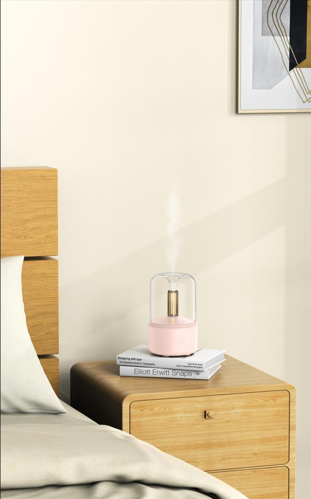 New candlelight aroma diffuser, essential oil nebulizer, smart diffuser, portable humidifier, home indoor desktop pic 10