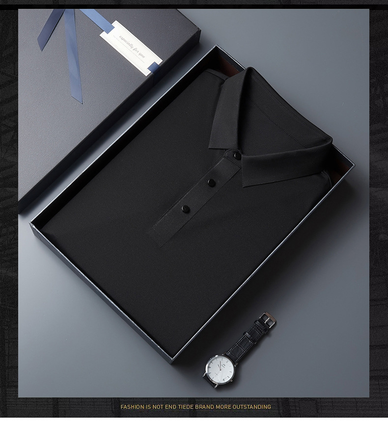 速干冰丝短袖T恤印字logo夏季工装工作服刺绣男女半袖polo衫工衣详情25