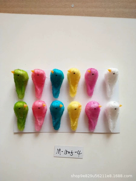 仿真小动物模型可爱小鸟麻雀玩具微景观静态场景摆件迷你详情4