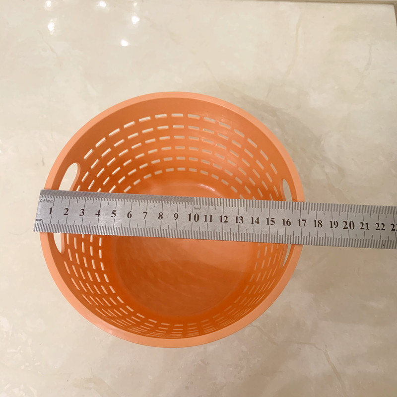 Plastic storage baskets, sundries storage frames, desktop snack storage boxes, round storage baskets, wardrobe organization baskets, one-yuan and two-yuan street stall small commodities and small general merchandise pic 5