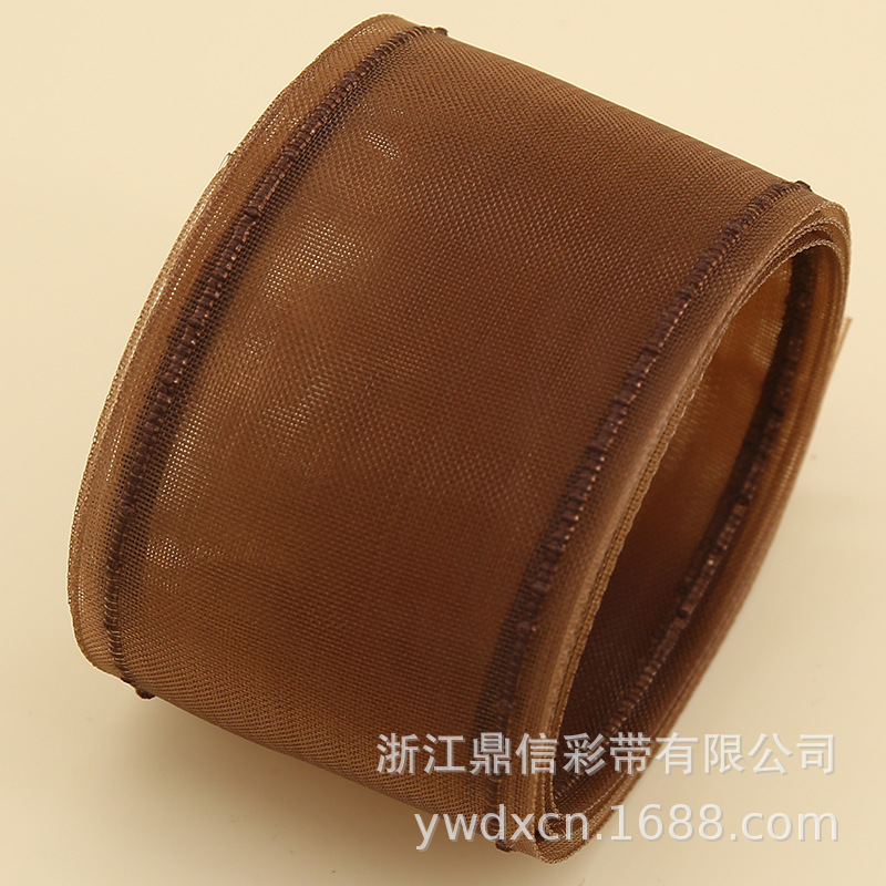 Dingxin Ribbon Wholesale, dotted edge net gauze ribbons, diy handmade hair accessories, bows, flower gifts, packaging gauze ribbons pic 14