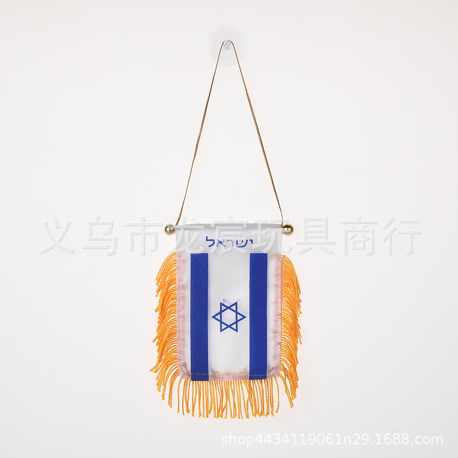 厂家直供汽车小挂旗各国国旗迷你小锦旗双面流苏带吸盘流须旗批发详情4