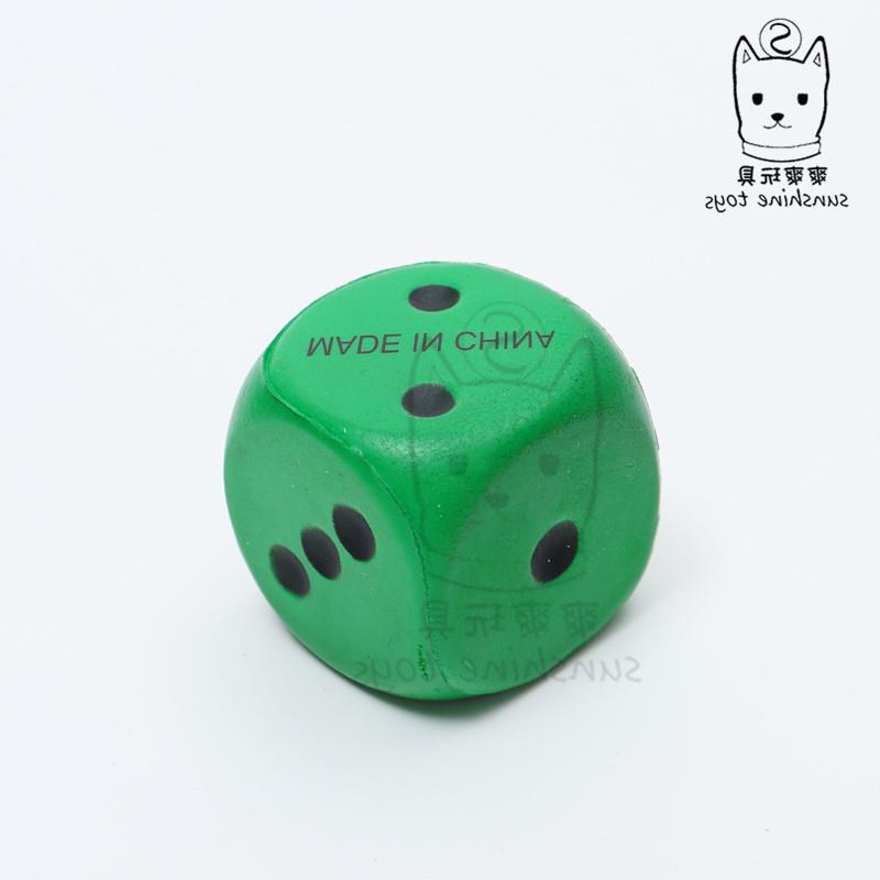 Cross-border factory soft solid dice, pu foam sponge balls, rounded corner squares, large color pieces promotional game handicrafts pic 20