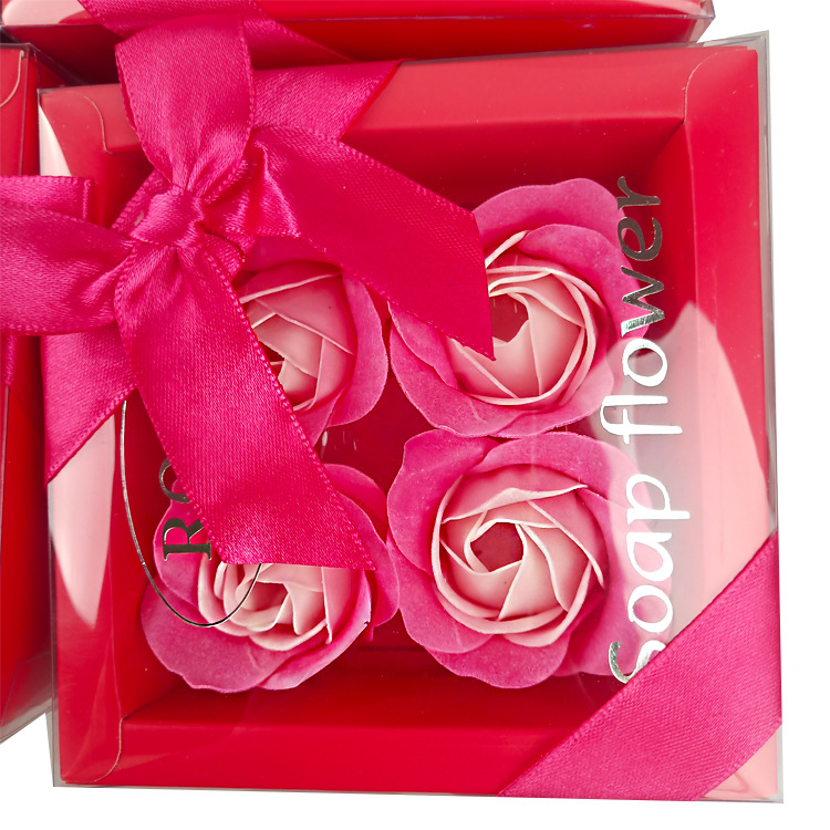 4朵玫瑰香皂花套装 七夕情人节公司活动促销礼品礼物生日跨境礼品详情29