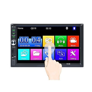 汽车MP3单锭机带蓝牙收音机 货车车载蓝牙免提双USB插卡播放器详情11