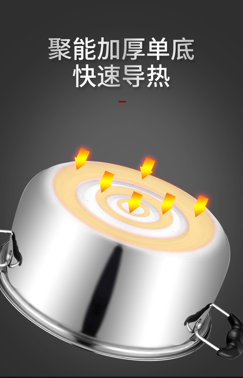 Factory direct sales of Shengbide stainless steel three-piece pot set, gift pot set, practical gift pot, stainless steel pot pic 21