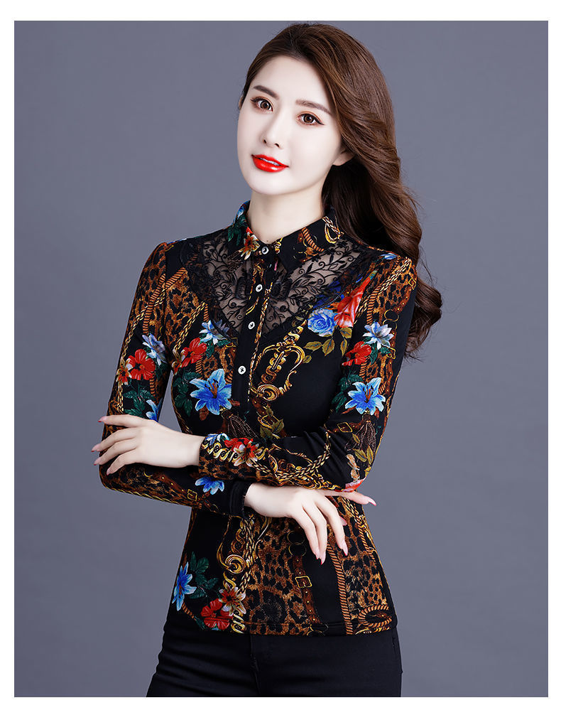 【 With fleece/Without fleece 】 New Spring/Autumn 2021 shirts with fleece collar, warm T-shirt top, thick base layer pic 35