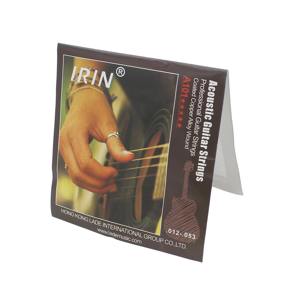 IRIN民谣吉他琴弦A101不锈钢丝光弦木吉他琴弦黄铜合金套弦批发详情4