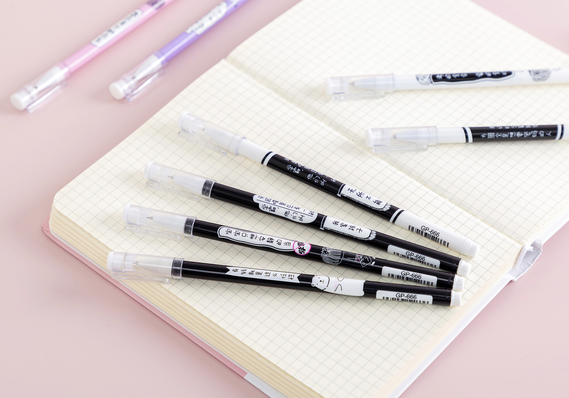 Outstanding students with creative academic performance, popular words, personalized gel pen, black 0.5, social worker, creative stationery, gel pen wholesale and customization pic 5