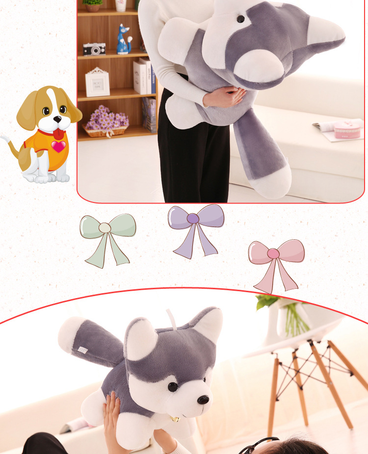 Husky plush toys, cute dolls, creative dolls, decorative items, doll manufacturers wholesale pic 17