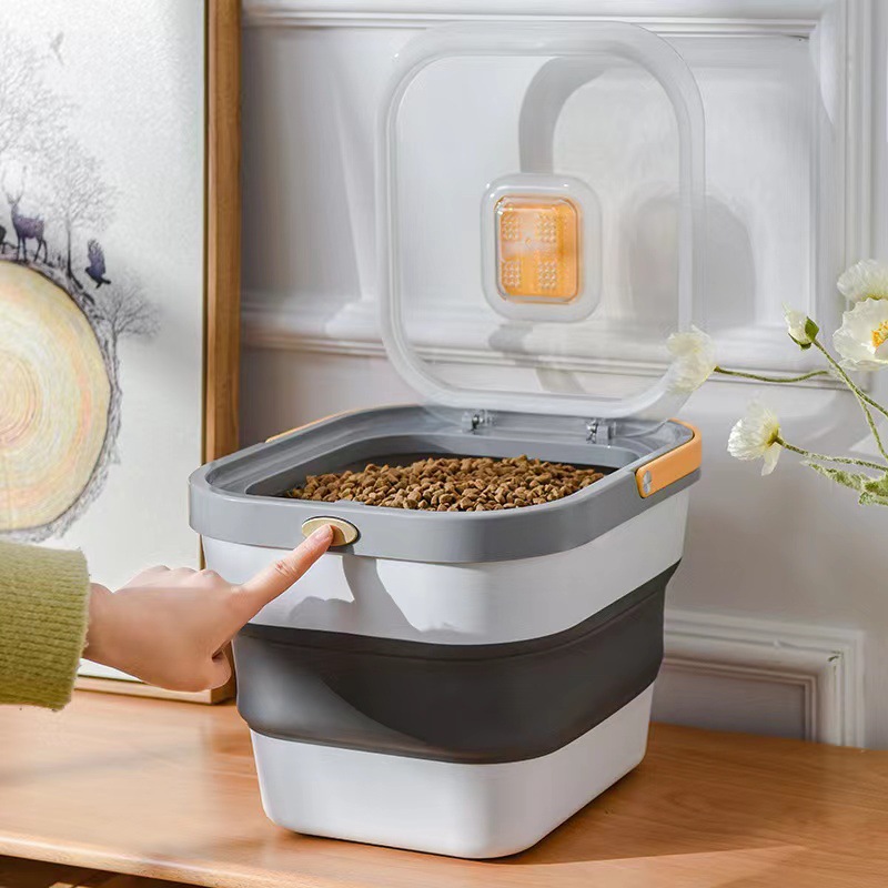 Portable anti-mold and moisture-proof grain storage bucket for the kitchen pic 4