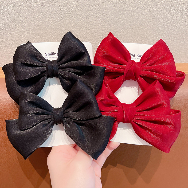 女童蝴蝶结头饰儿童发夹2023新款可爱宝宝发卡公主小女孩顶夹发饰详情11