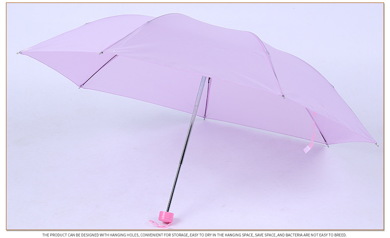 8K couple patterned short-handled umbrellas, three-fold umbrellas, portable mini folding umbrellas, 10-yuan store supply in Linyi pic 13