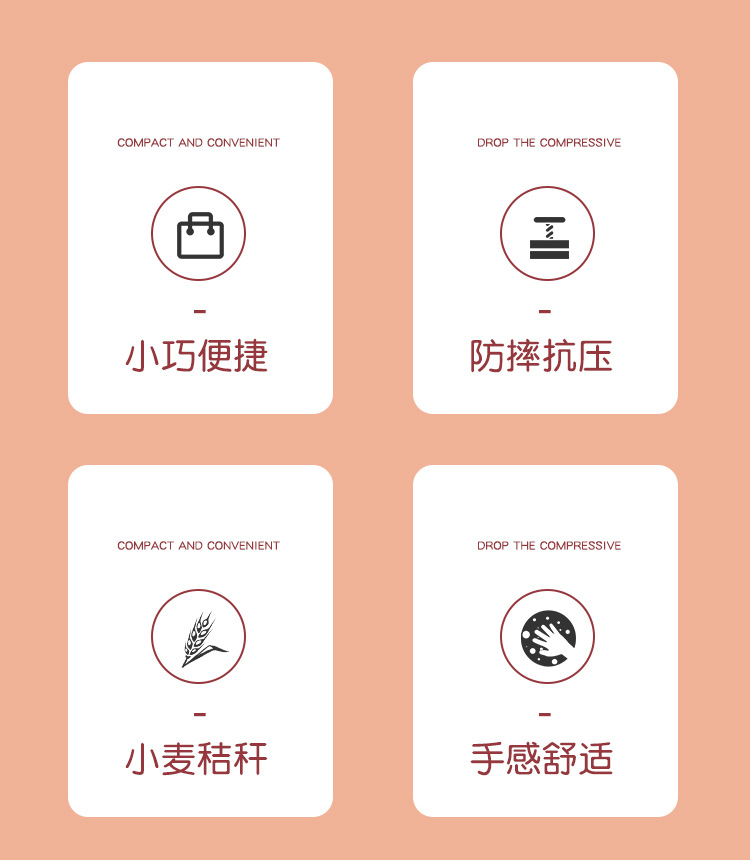 Manual juicer cup, wheat straw juicer, mini portable juicer, orange and lemon juicer, gift pic 3