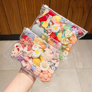 软萌韩国可爱发饰儿童小夹子女童迷你发卡碎发夹彩虹水果小抓夹详情4