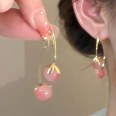 闪钻蝴蝶结丝带耳环女甜美气质高级感耳钉韩国百搭爆款耳饰品批发详情2