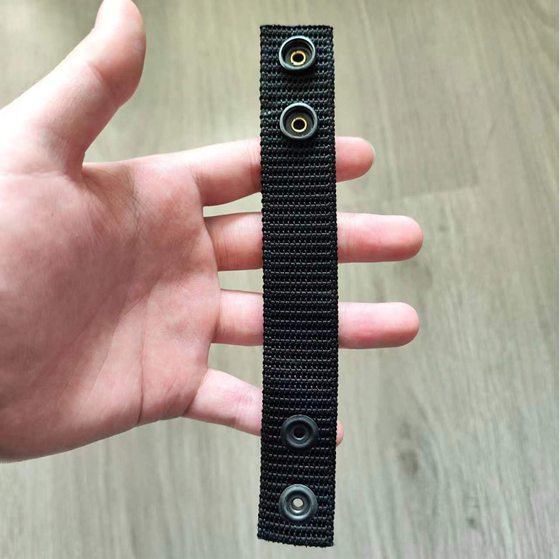 Cross-border bestseller outdoor tactical belt fixing strap, thickened nylon ring, woven strap, four-piece buckle pic 15