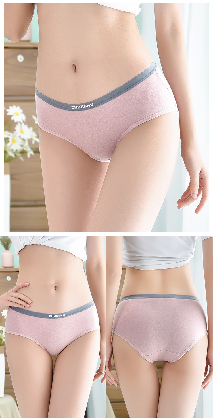 【 Independent Dress 】 Graphene moisture-wicking and antibacterial pure cotton underpants for women, printed and fresh, and triangular pants for women pic 17