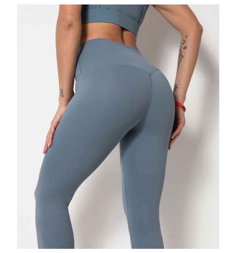 lulu瑜伽裤磨毛高腰提臀女夏外穿紧身运动跑步蜜桃臀裸感健身裤秋详情53