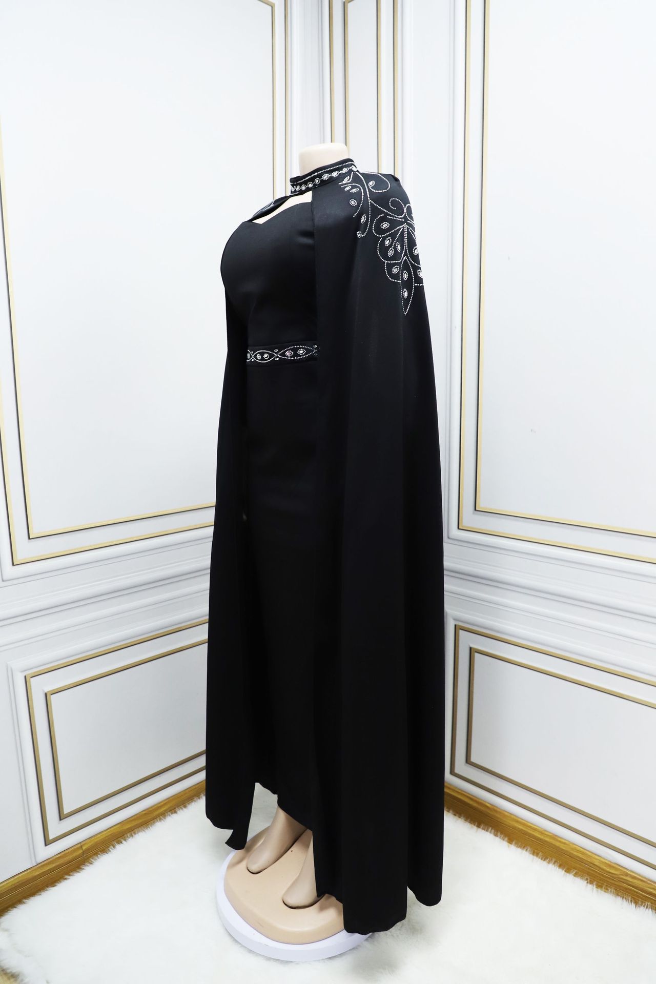 Dubai 2024 Saudi Arabian dress, cross-border Middle East Arab clothing, diamond-encrusted dress, long robe skirt pic 40