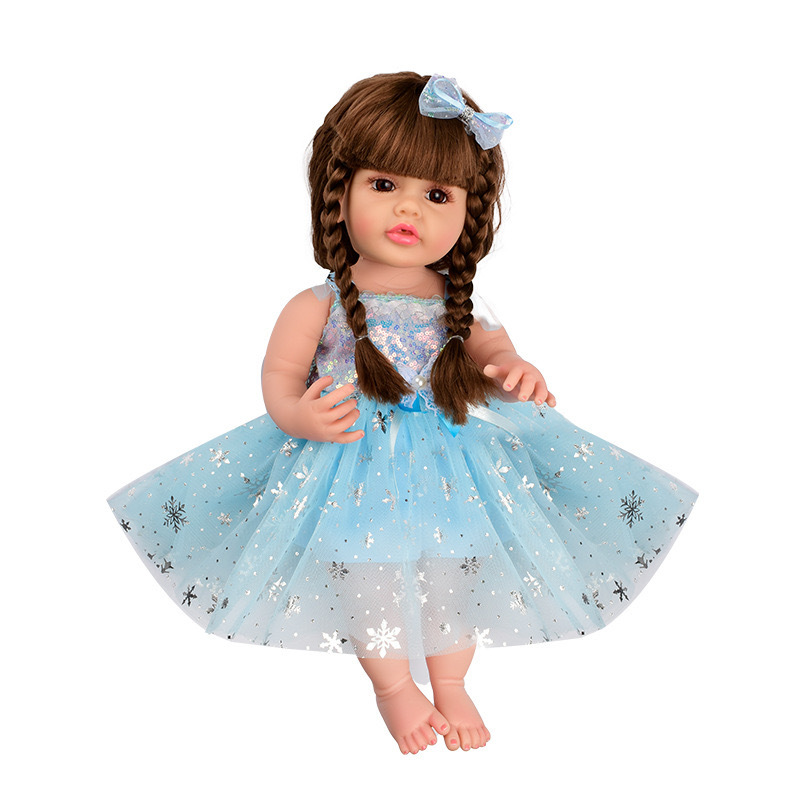 仿真娃娃工厂直销跨境新款60cm仿真婴儿重生娃娃全软胶洋娃娃玩偶详情14