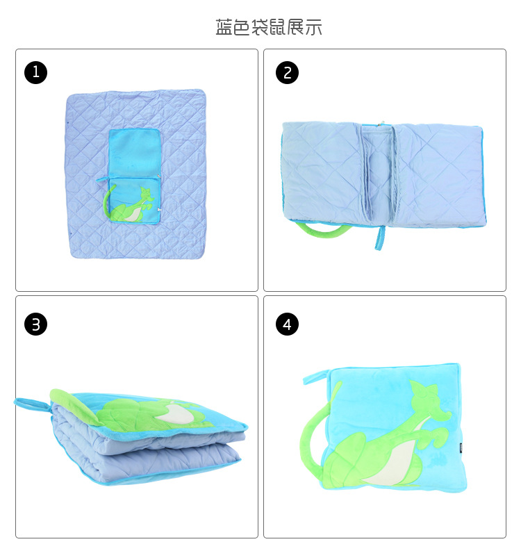 In-stock stock of plush pillows, cartoon Big white embroidered dual-purpose plush pillows, suitable for various uses in cars and offices, plush blankets pic 24