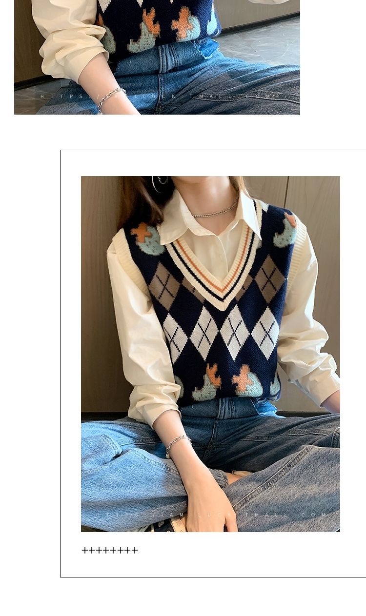 针织马甲背心女新款洋气内搭上衣百搭可外穿2022外搭叠穿小马甲详情25