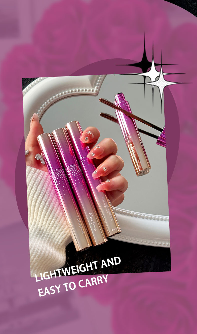 Maxfine睫毛膏防水不晕染纤长浓密卷翘化妆品专供外贸详情11