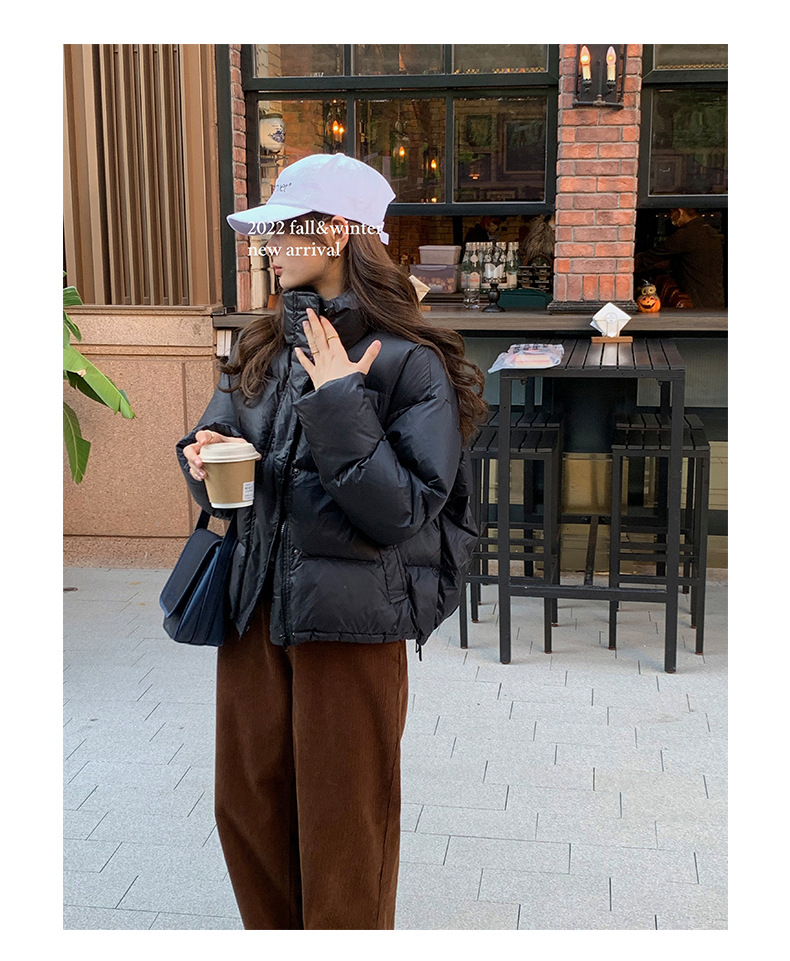 TG90% White duck down thickened down jacket for Women 2021 Winter New stand-up Collar Coat 15580(same style as 13519) pic 58