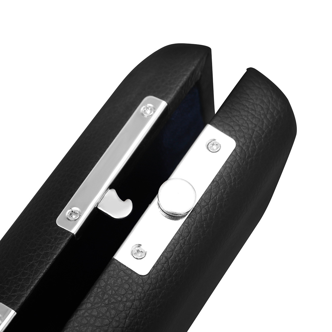 Wholesale flute head box, leather flute head storage box, silver-plated flute elbow pipe, flute pipe protection box, musical instrument accessories pic 16