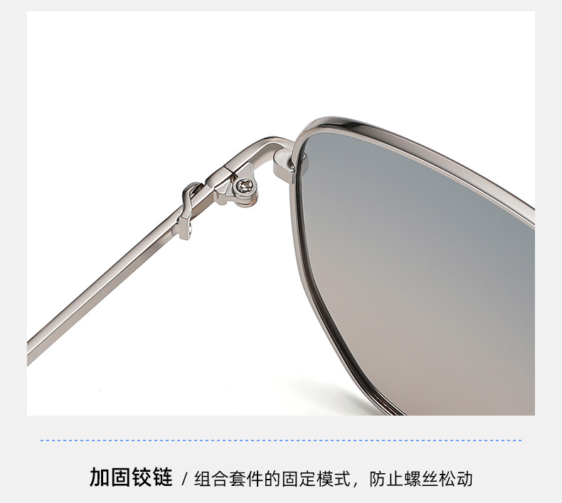 女士大框太阳镜 方形偏光墨镜女个性大框遮阳镜高清偏光墨镜现货详情10