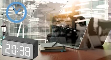 蓝牙音箱15瓦无线充时钟LED闹钟音响外贸爆款新款无线充蓝牙音箱详情21