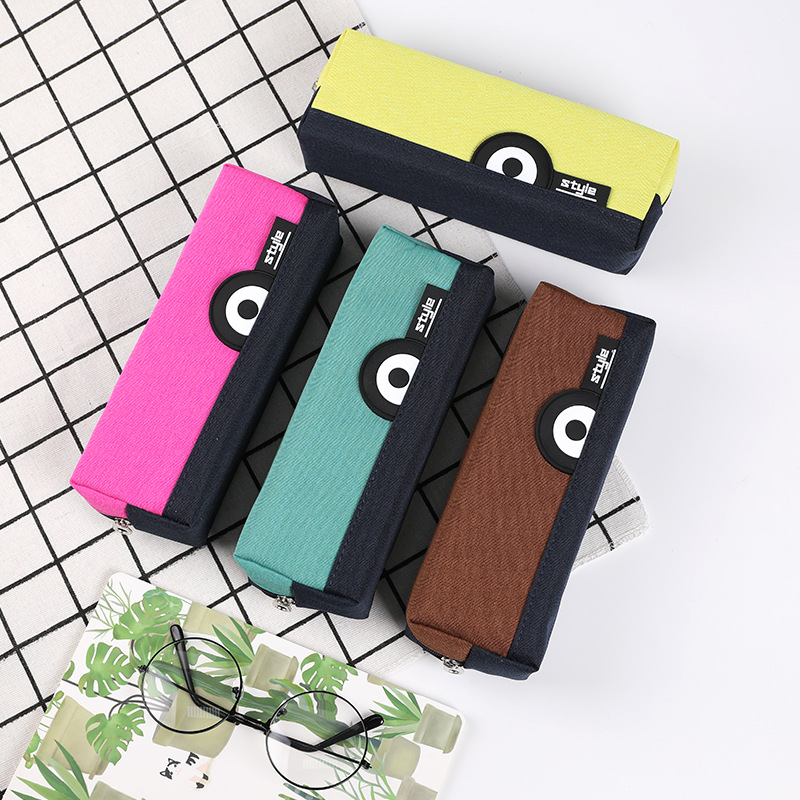2916103385051TOPSTHINK Deli pen case: Simple and small, multi-layer stationery box for primary and secondary school students, hand-held silicone pen case. Large capacity for the back-to-school season, first come, first served pic 10