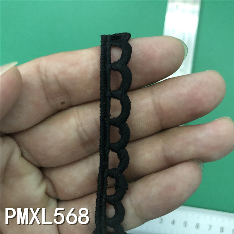 New Lolita embroidery water-soluble lace, milk silk single-sided small flower wave lace, lace with barcode pic 60