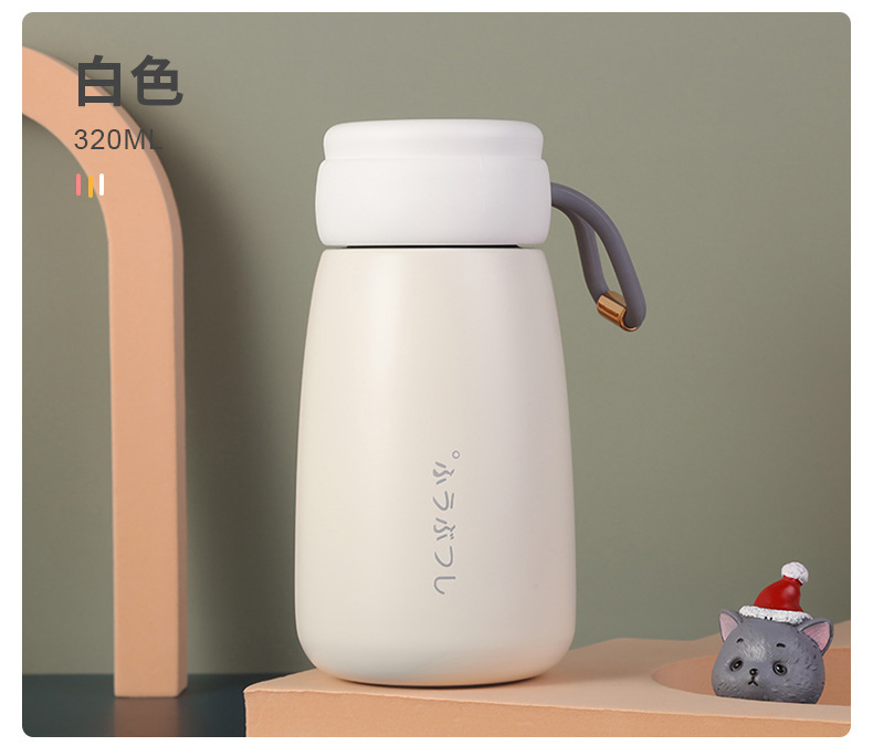 ins简约可爱便携保温杯大“度”杯小巧304钢个性约会情侣杯详情10