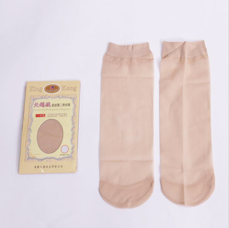 独立包装天鹅绒纯色足浴袜女款短丝袜 透气地摊丝袜批发详情12