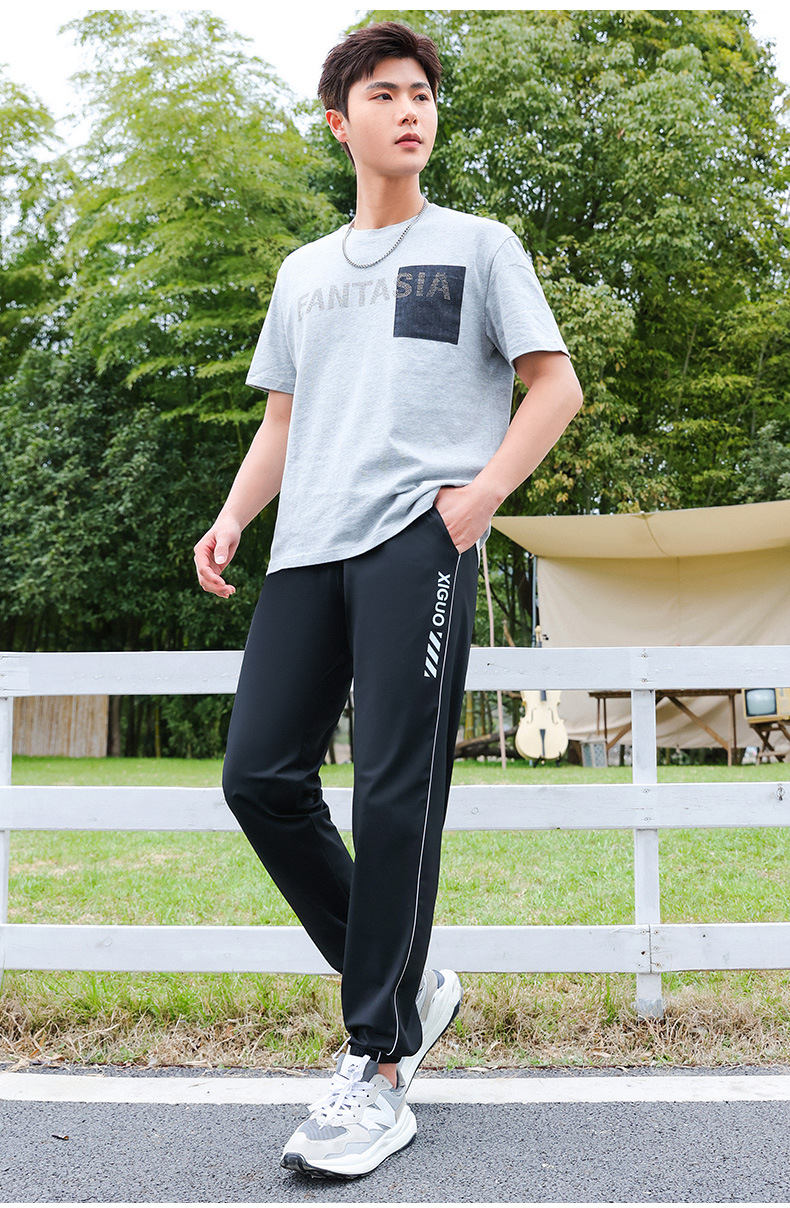 夏季可乐速冰裤女防污防紫外线速干舒适凉爽透气裤防晒冰丝休闲裤详情22