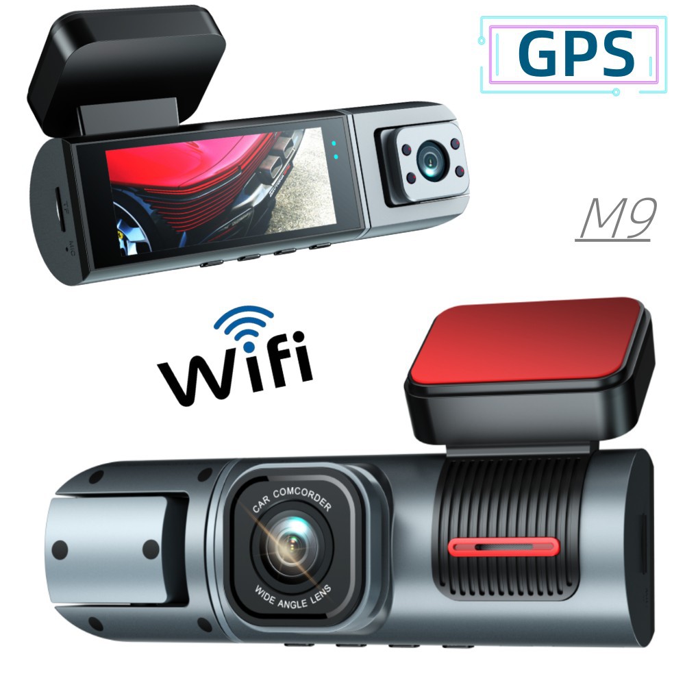 高清前后1080P双录行车记录仪GPS轨迹无线WiFi星光夜视详情1