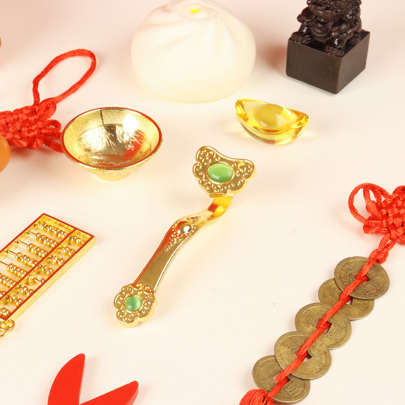 儿童乐器传统吉祥拨浪鼓抓周用品布置礼物男宝女孩抓阄玩具批发详情2