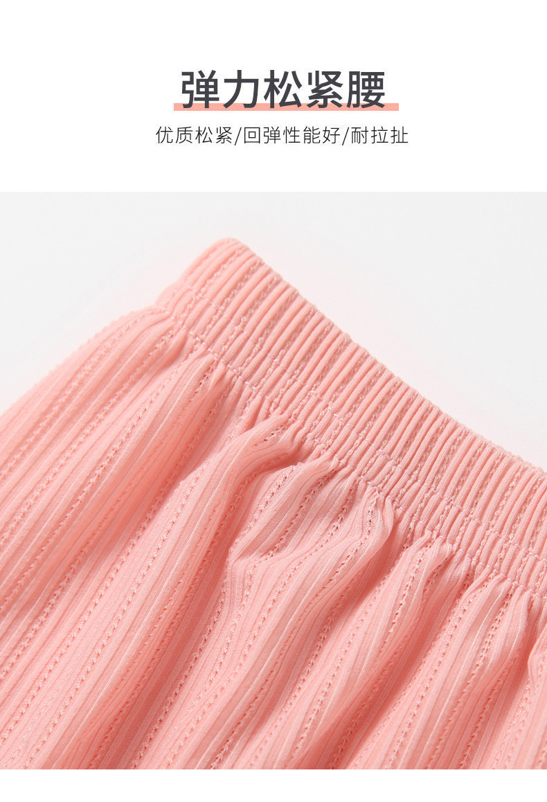 冰丝女童防走光安全裤夏季可外穿宽松蕾丝中大儿童打底短裤配裙子详情8