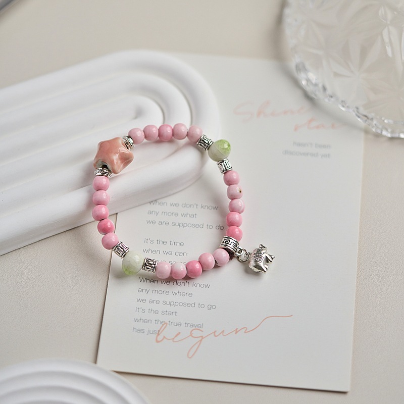 Jingdezhen ceramic bracelet, new Chinese-style jewelry source supply, 10 yuan for 3 bracelets, versatile for women, with a sense of luxury pic 16