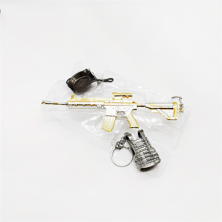 17CM锌合金电镀组合枪挂饰 可定制金属工艺摆件款式多样厂家直发详情16