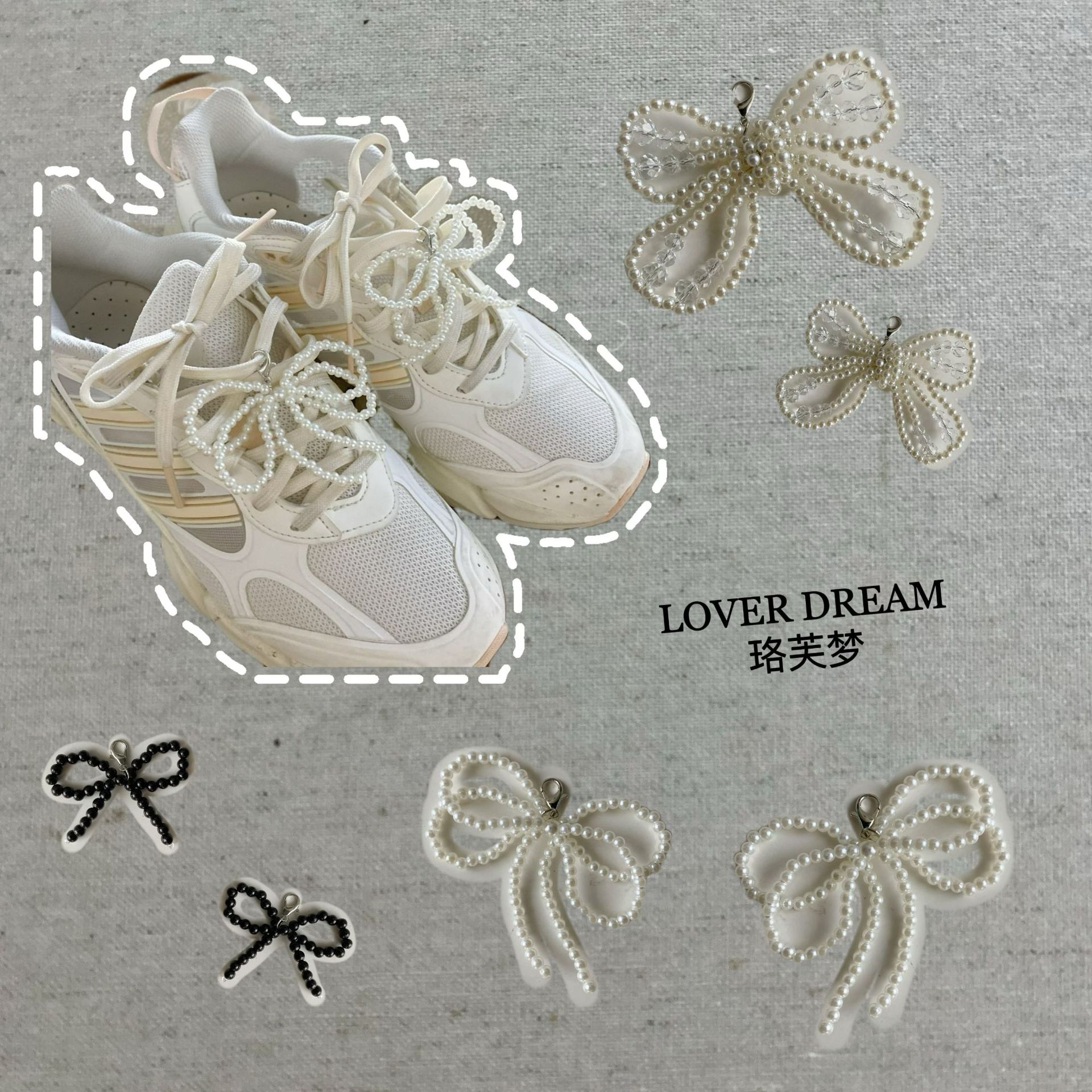 A new high-quality black polka dot heart-shaped bow headband from South Korea, sweet and fashionable headband, versatile hair accessory pic 5