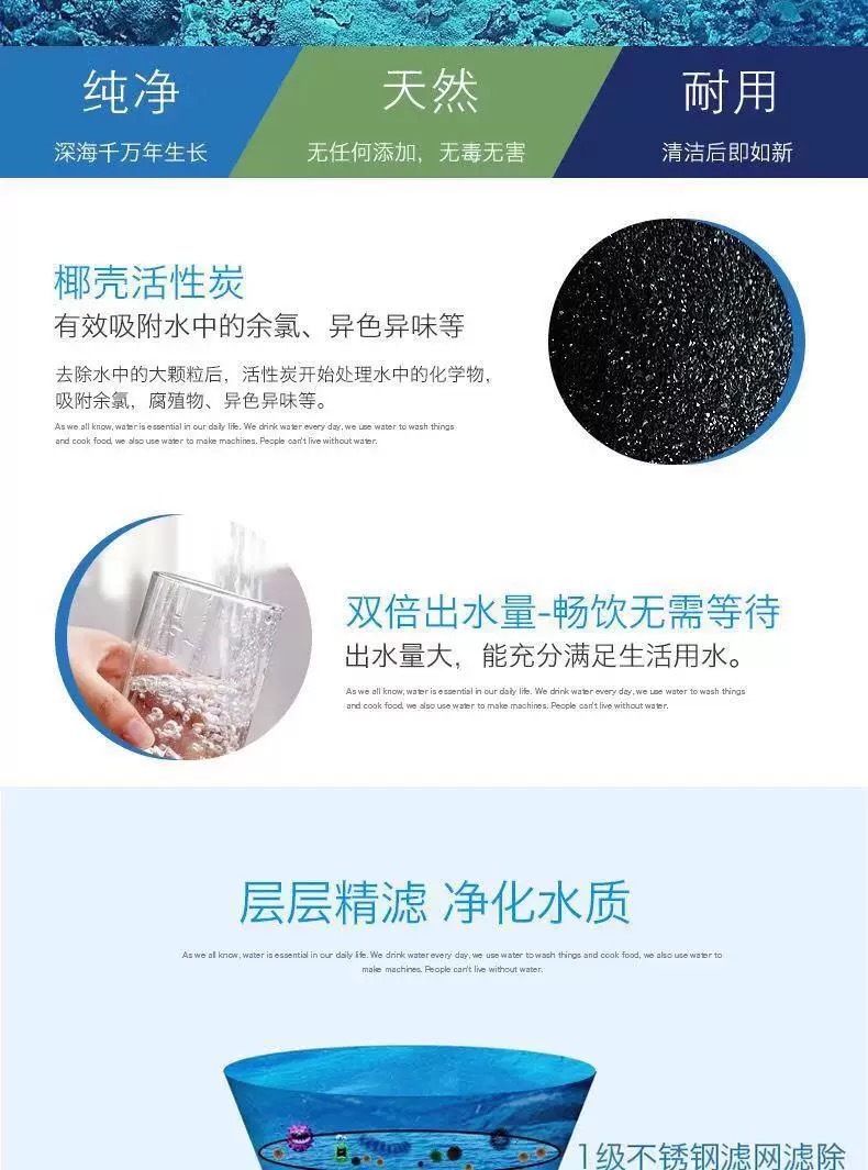 Good Life Household water purifier filter, kitchen tap water purifier, faucet water purifier, water purifier pic 46
