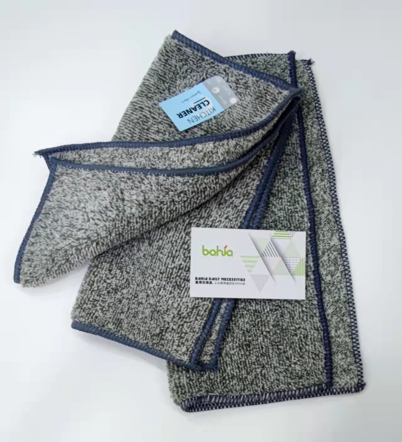 Thickened bamboo charcoal fiber kitchen absorbent cleaning cloth, household cleaning degreasing dishcloth, stain-removing and non-shedding cleaning cloth pic 21