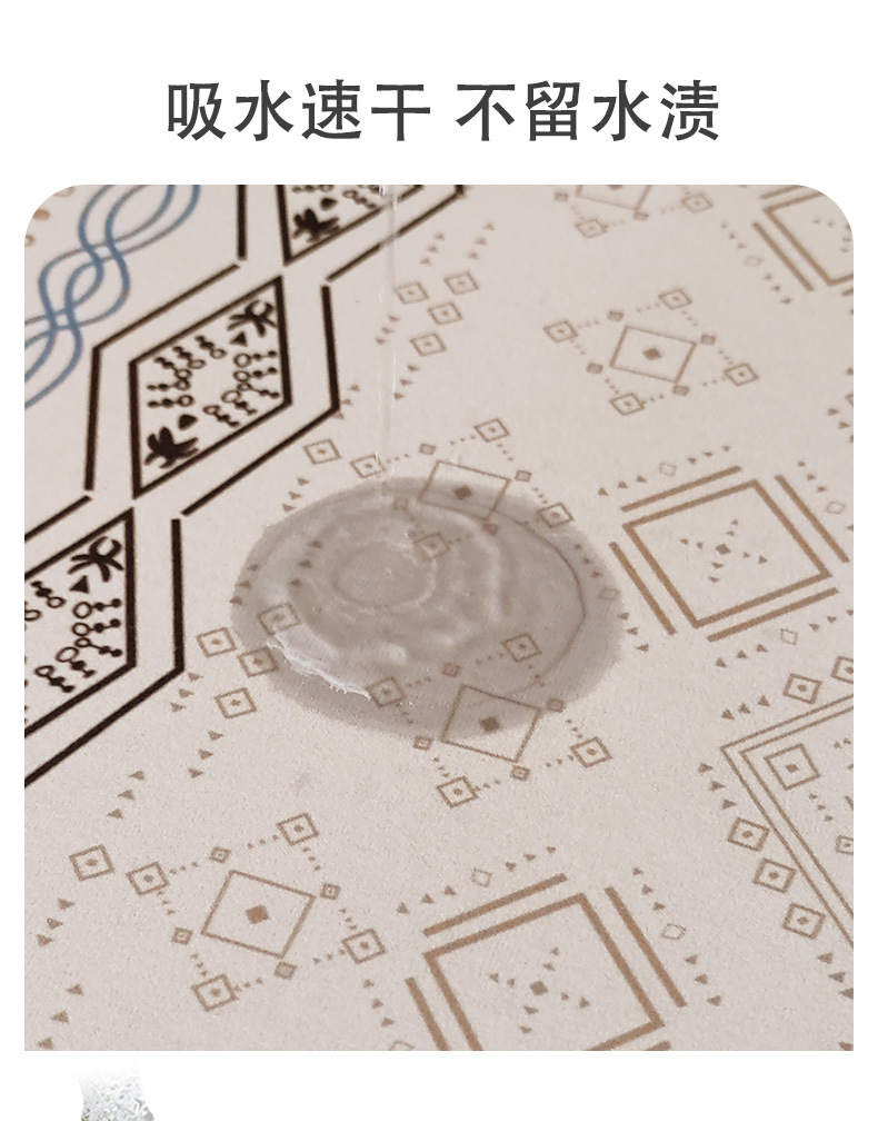 浴室硅藻泥吸水垫防滑垫厕所卫生间门口洗手间脚垫家用卫浴地毯详情4