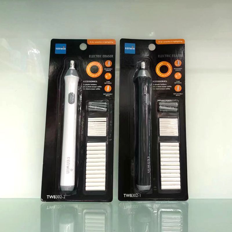 Dongnan Electric eraser, effortless, clean, automatically rotating drawing eraser, learning stationery eraser 8302 pic 1